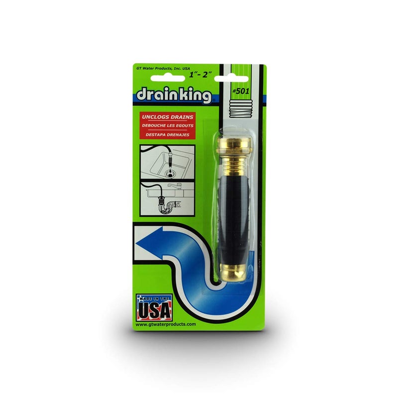 Drain King 501 Unclogs Bathroom Sinks, Showers, and Swimming Pool Drains, 1 to 2 Inch - Image 4